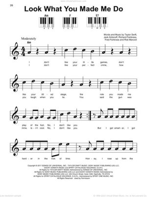 look what you made me do piano sheet music: How does the act of creating music influence our emotions and mental health?